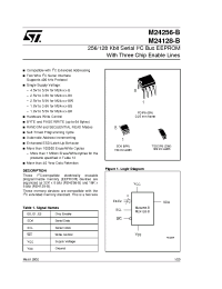 Datasheet M24256-B manufacturer STMicroelectronics
